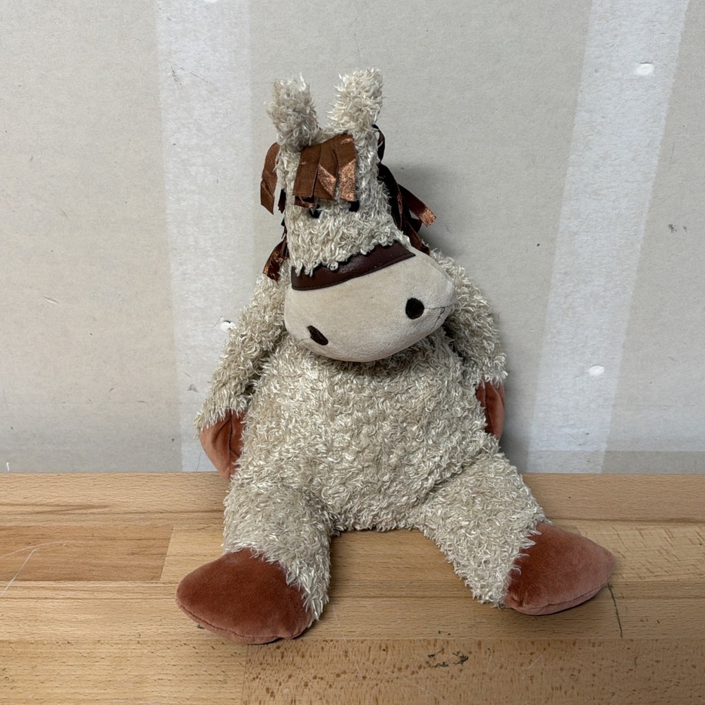 Jellycat London Pony Horse Plush Stuffed Animal Beige Brown Soft Toy